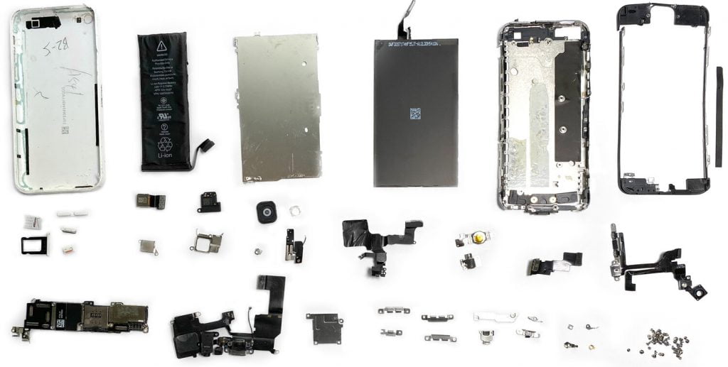 Exploded iPhone 5c